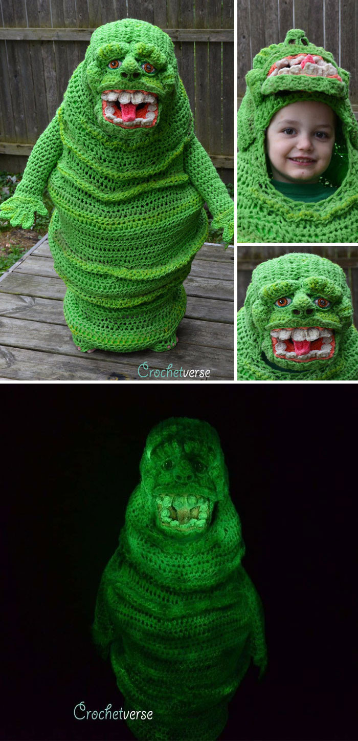 4. Crochet Slimer Costume