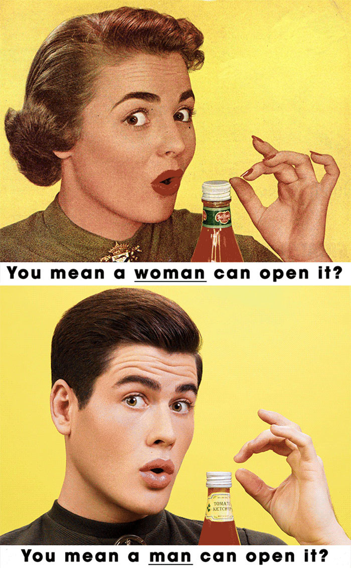 #2 You mean a man can open it?