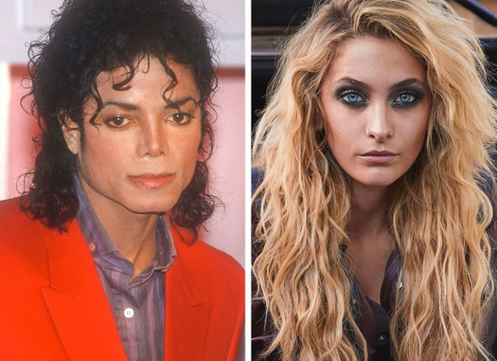 12. Michael Jackson and his daughter, Paris Jackson