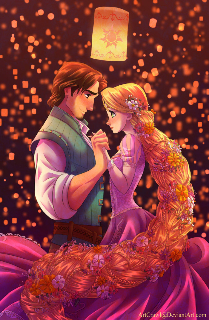 2. Rapunzel & Flynn / Tangled