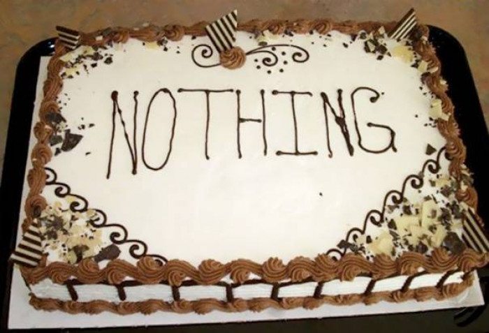 2. She told him to write nothing on the cake