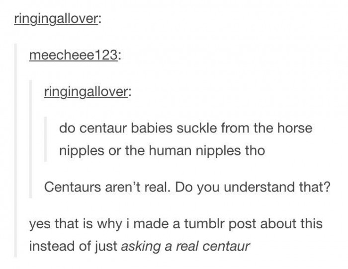 Well she's got a point