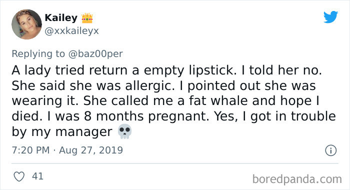 #6 The one with the empty lipstick