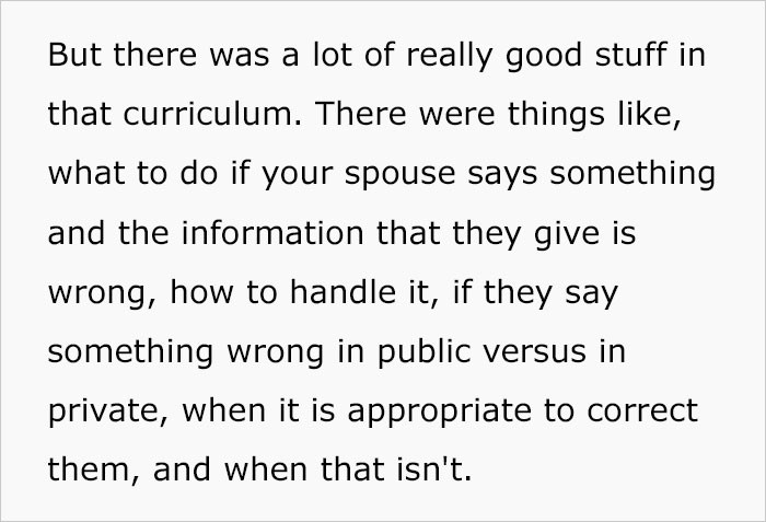 There were also a lot of things that everybody can actually learn from