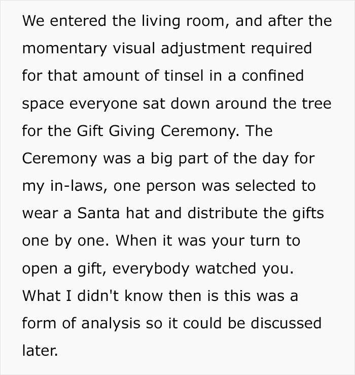 The Gift-Giving Ceremony