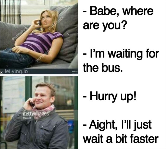 29. Waiting for the bus a bit faster