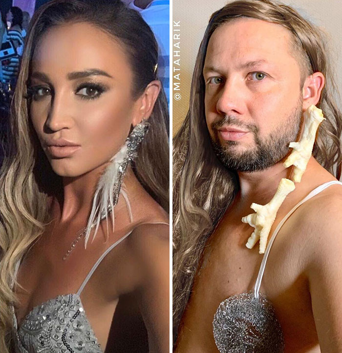 29. Olga Buzova and Her Chicken-Legged Parody