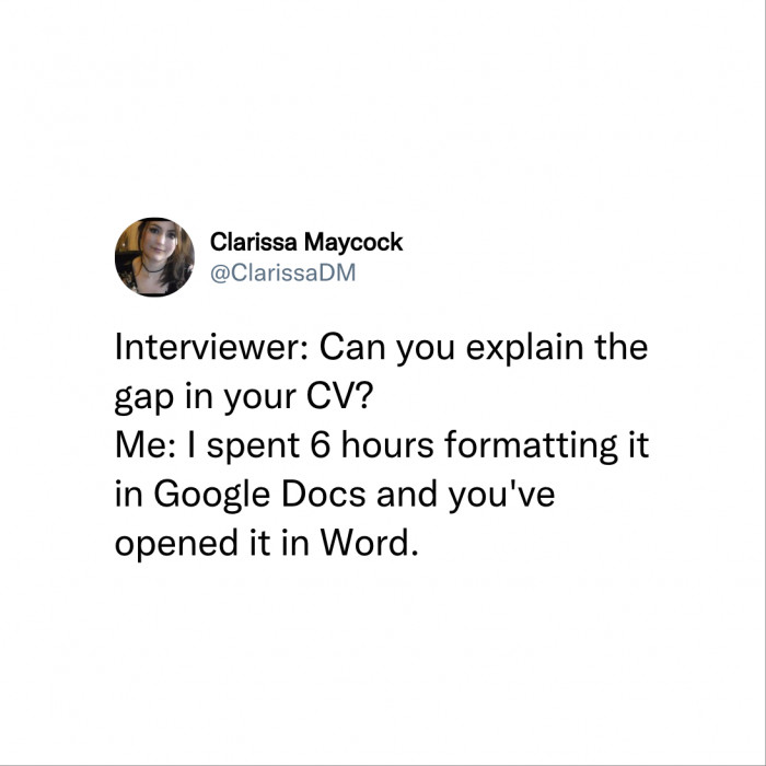 This Happens Far Too Often. Maybe We Should Start Saving Our CVs as PDFs, but Can They Rotate It?