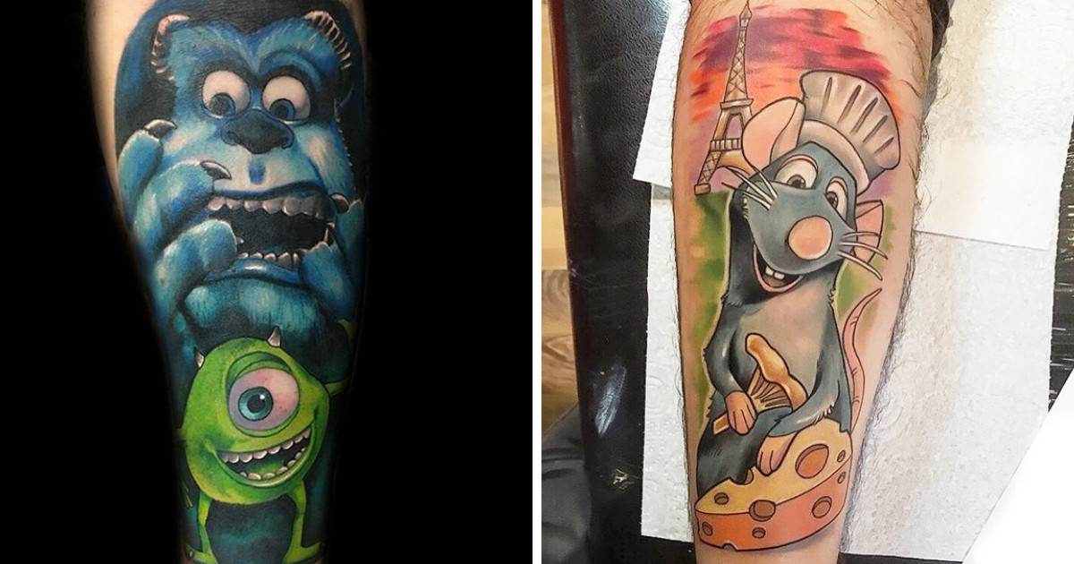 These 50 Tattoos Are Inspired By Disney Pixar And They Are So Realistic