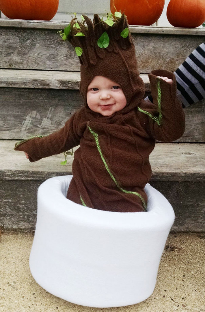 #12 My Wife Made My Son A Baby Groot Costume For Halloween