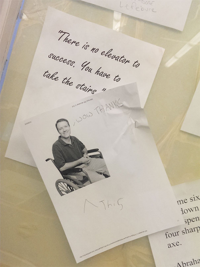 4. Stairs to success are not accessible to all.