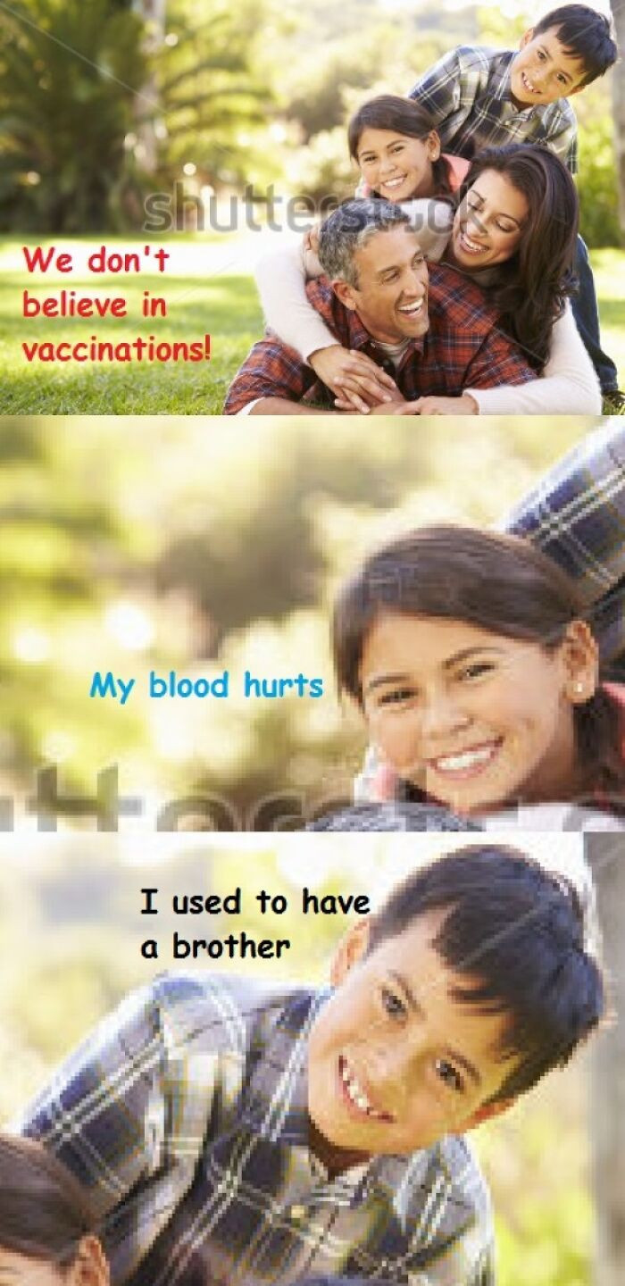 33. The result of not believing in vaccinations