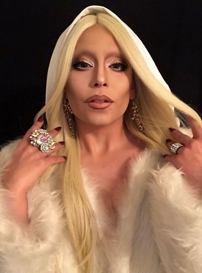 13. Copying Lady Gaga's Poker Face.