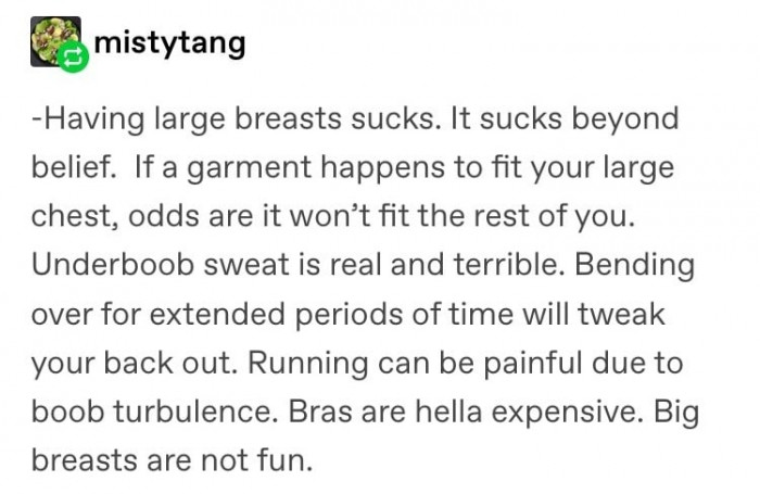 One about breast size