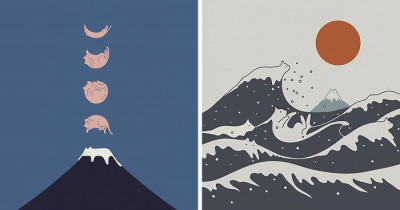Cat Artwork That Is Modern, Cool, and Minimalist Is Purr-fect for Cat Lovers