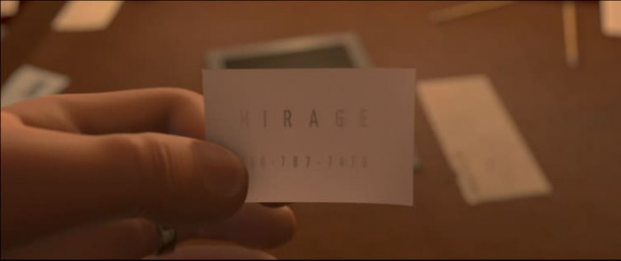 19. In the movie The Incredibles, look at the last digits on Mirage's business card. 