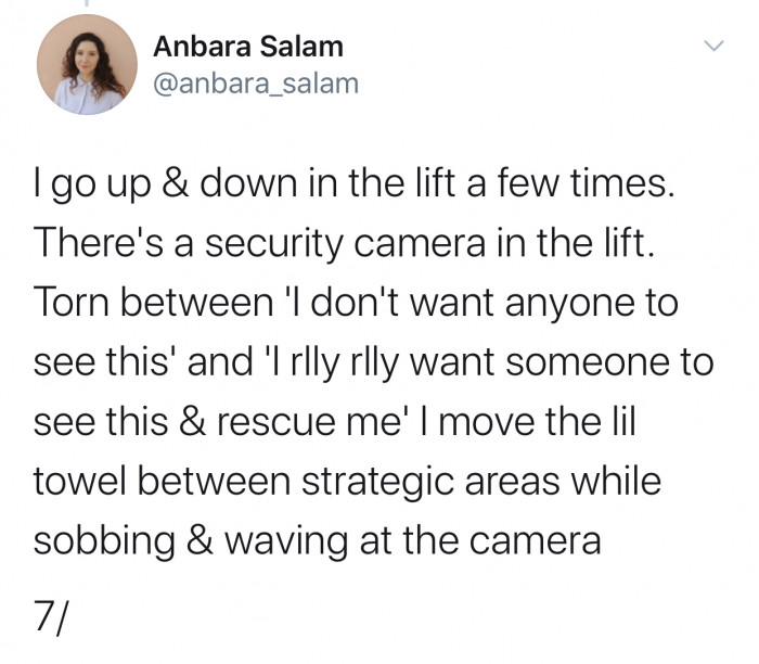 A camera 😱 the last thing you'd want to see in a situation like this