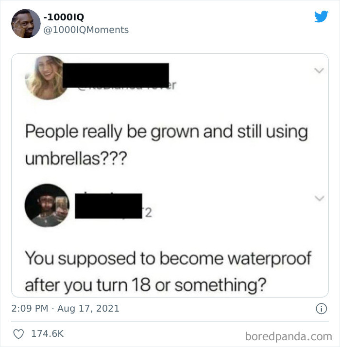 3. You are eligible to vote and not get wet....