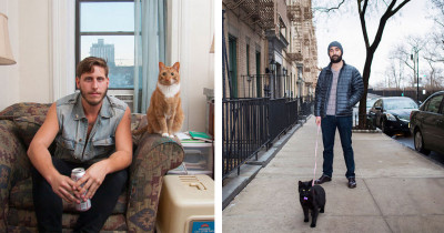 Photographer Breaks 'Crazy Cat Lady' Stereotype With Series On 'Crazy Cat Men'