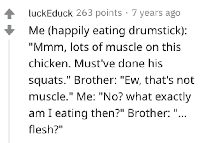 13. Flesh is a muscle?