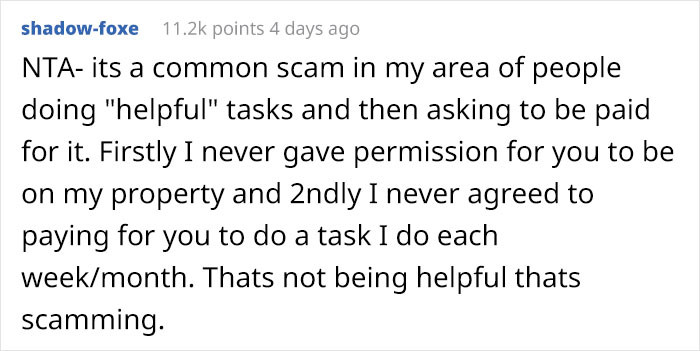 Helping or scamming?