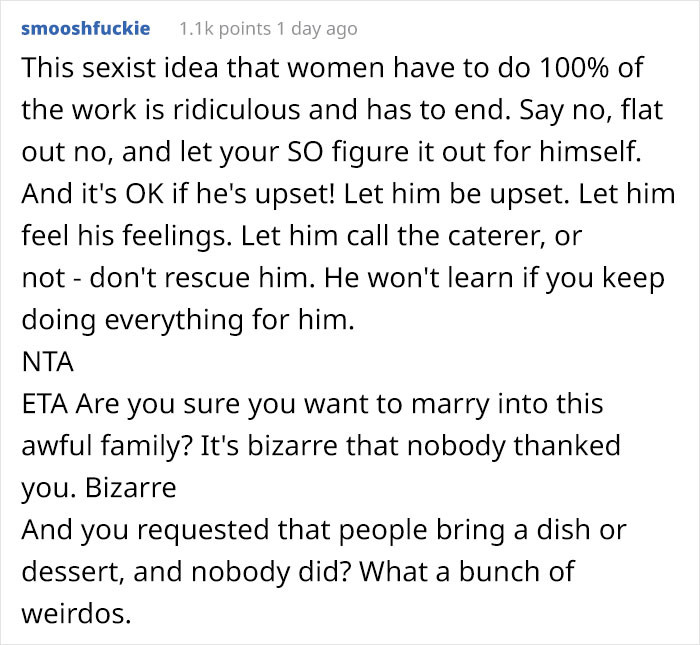 Women don't have to do all the work