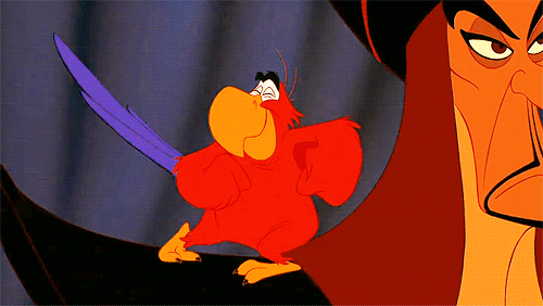 1. Jafar and Iago were supposed to be opposites?