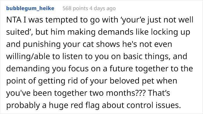 He raised some red flags