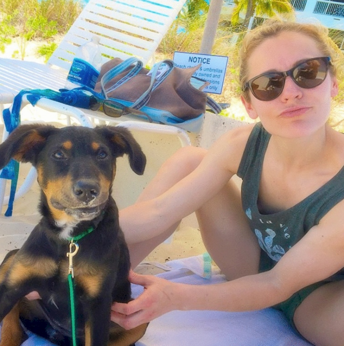 Potcake Place is the name of the dog rescue charity in Providenciales.