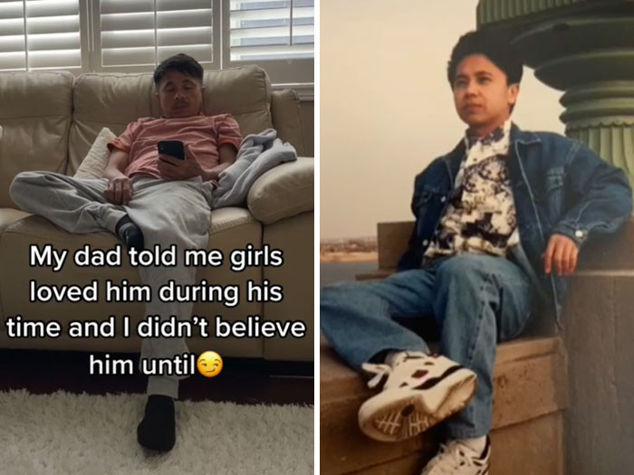 1. Check out the fact that he still maintains the pose