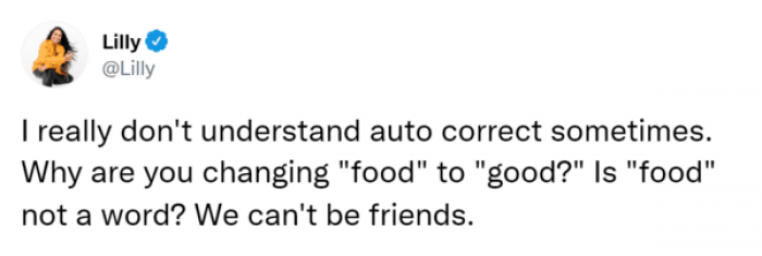 Food is an important word