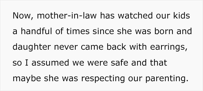 It's never been an issue until this one time.