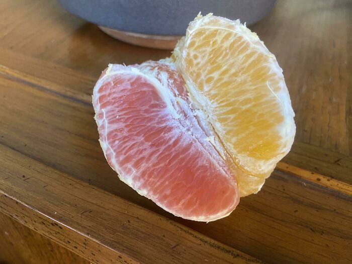 18. My orange has two shades