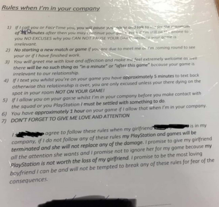 14. Rules when I am in your company... PlayStation is not worth it. Or is it?