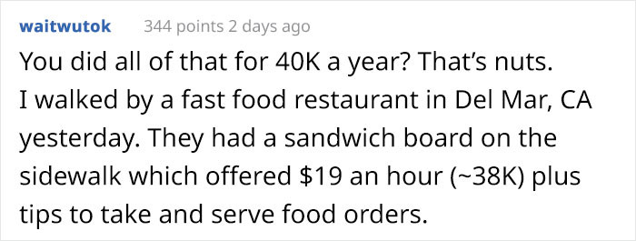 u/tcrambo busted his butt for not a lot