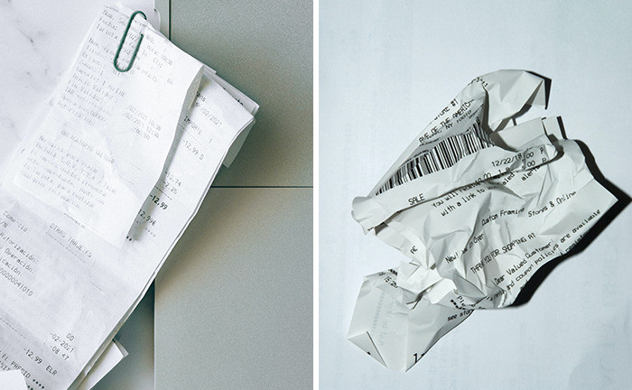 Keeping Receipts vs. Not Keeping Receipts