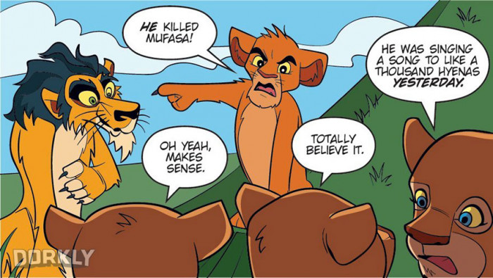 #5 Lion King - Simba could have said this in the first place