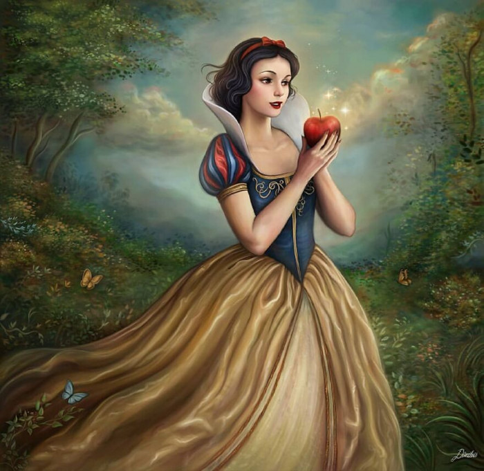 7. Here's a radiant Snow White