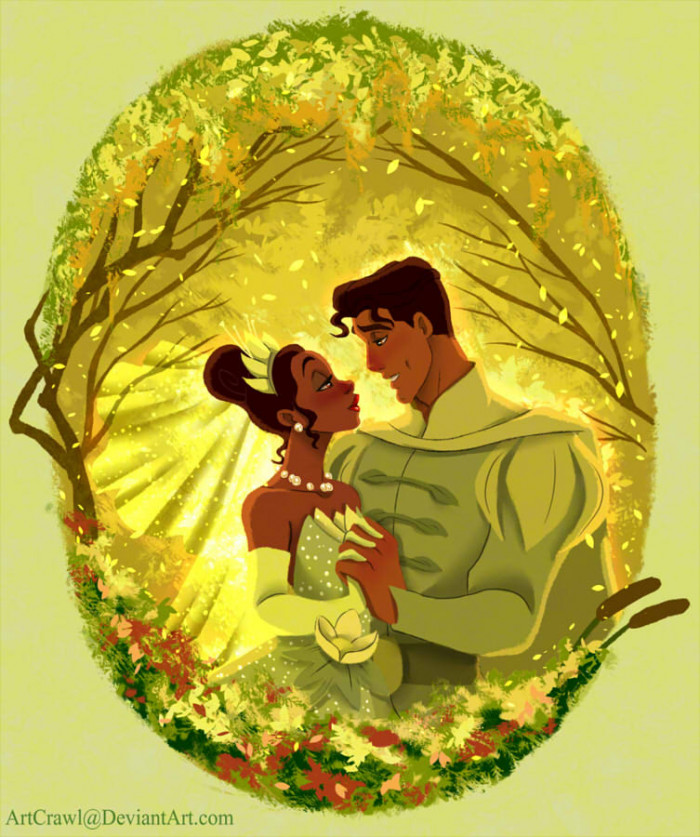 8. Tiana & Naveen / The Princess and the Frog
