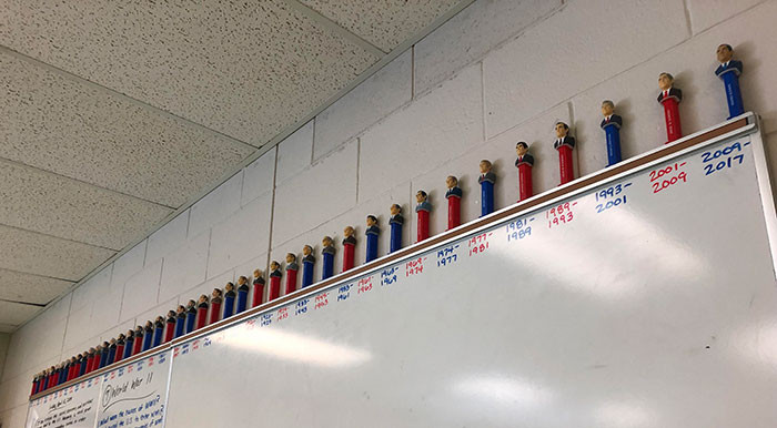 #39 My History Teacher's Presidential PEZ Collection