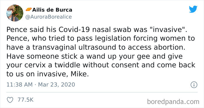 We don't think he even knows what invasive actually means