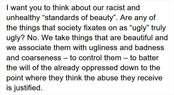 Abuse is never justified and should never be thought of that way.