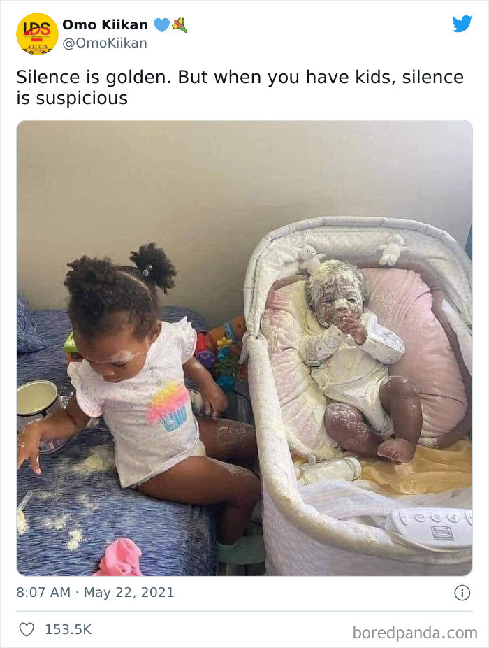 Silence is suspicious.