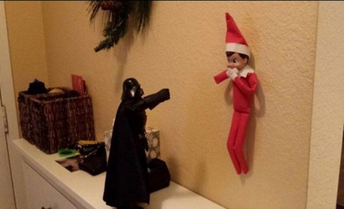 The force is strong with this elf!