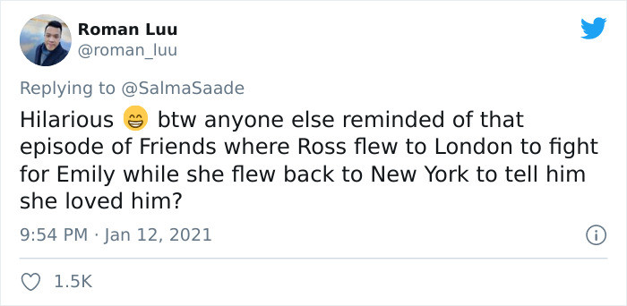 There is always a FRIENDS reference for every situation.