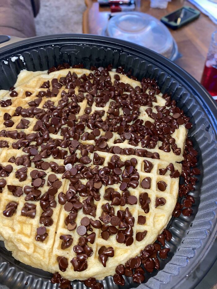 31. Asked Waffle House to give me extra chocolates