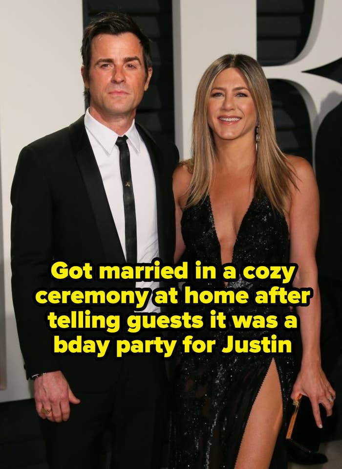 2. Jennifer Aniston and Justin Theroux