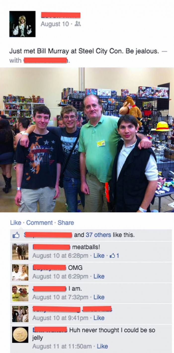 Bill Murray Is Looking Old, But Not Like That.