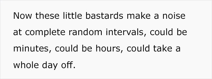 Now these little bastards are doing their job