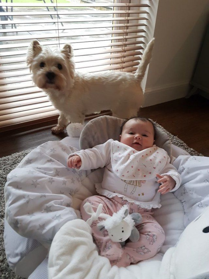 16. And then came her baby sister...